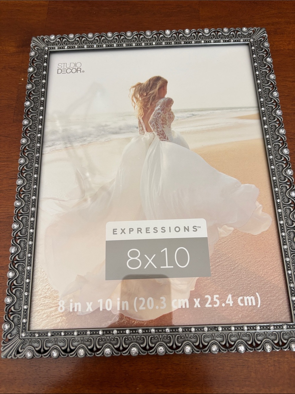 Studio Decor Silver Ornate Floral Edge 8x10 Frame